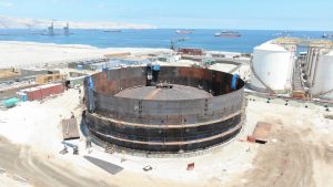 Apuntando al mercado del norte, Gasmar avanza en la construcción de su terminal de Mejillones